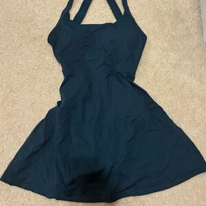 HALARA Dark Teal Mini Dress